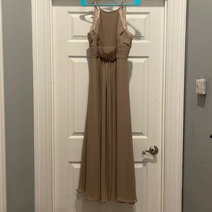 Jr Bridesmaid Dress - Taupe Size Jr16